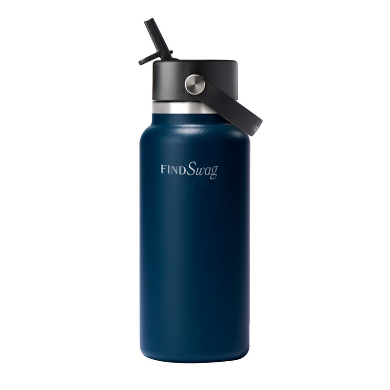 Hydro FlaskĀ® Wide Mouth w/ Flex Straw Cap 32oz