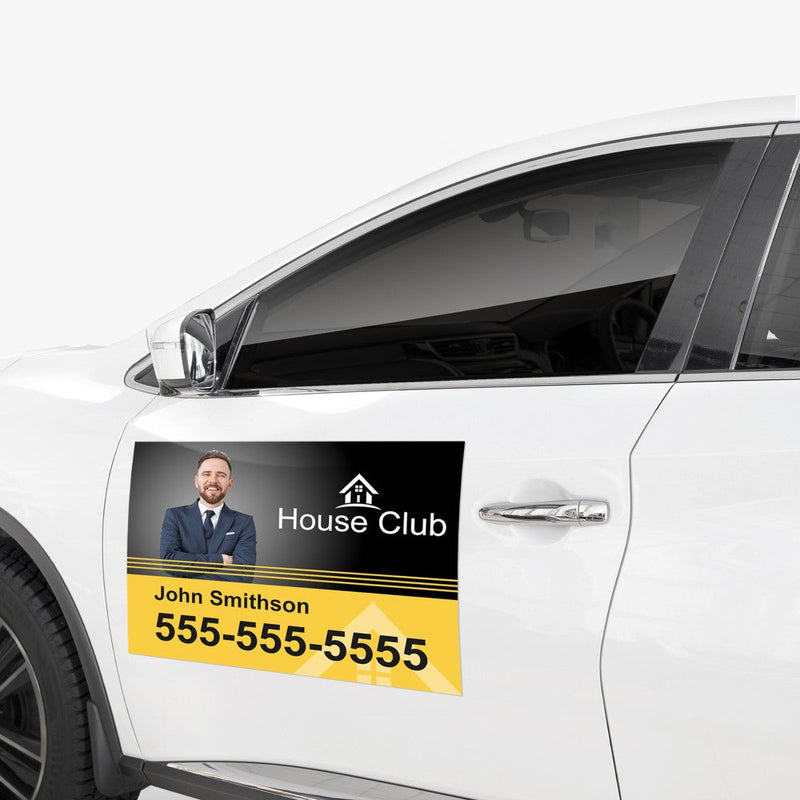 Magnets β vehicle-applied custom printed magnet sign