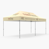 Custom-branded pop-up canopy — 10x20