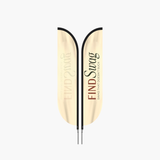 11ft single-sided feather flag mockup