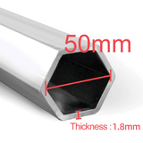 Custom-branded Commercial Grade Canopy – 50mm Hex Frame — 13x13 — frame view