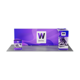 20ft Backlit Lightbox Display - Kit 2 — kit hero, full booth setup