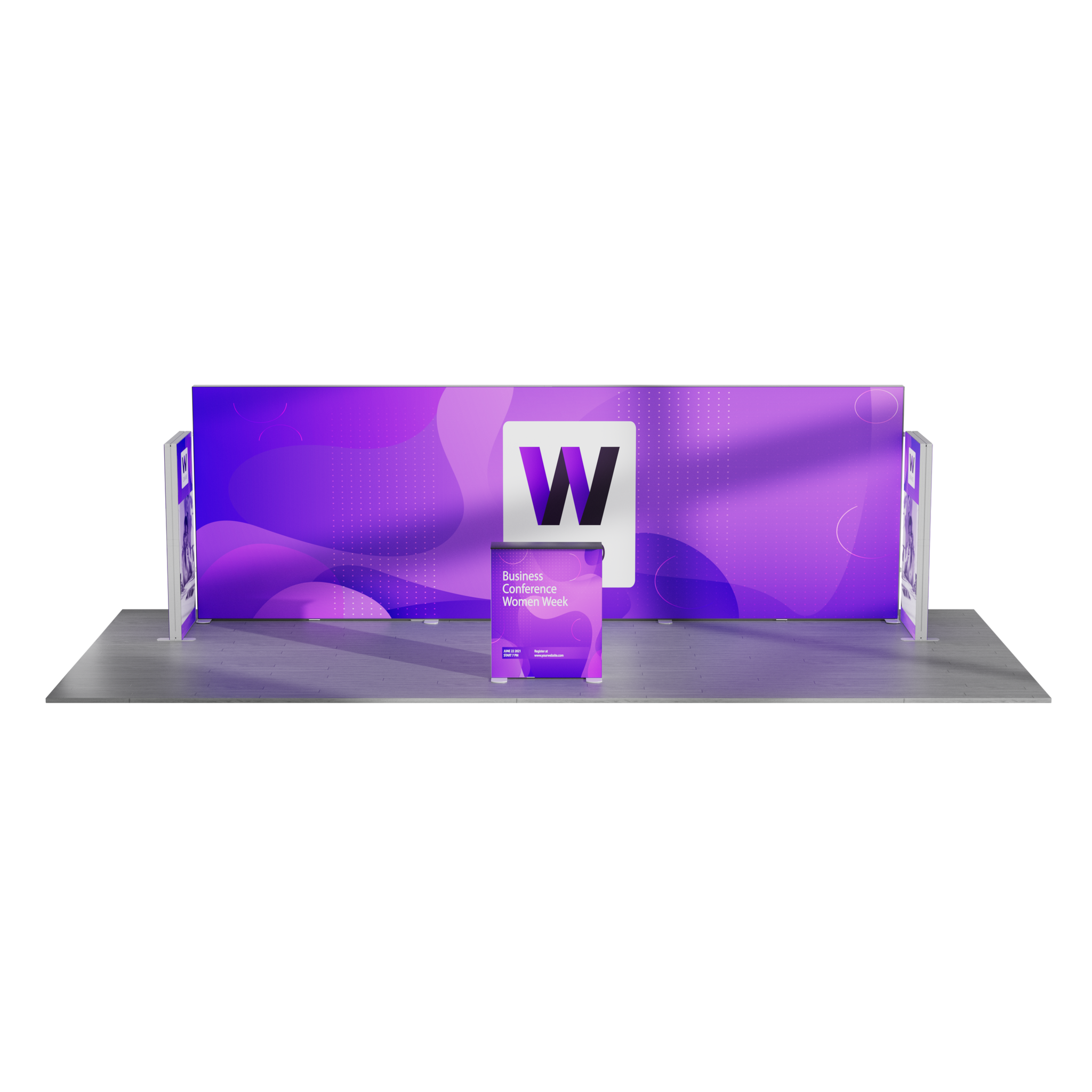 20ft SEG Modular Lightbox Display Kit C
