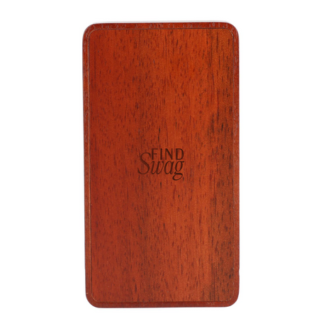 Custom branded FSC 100% Wood Wireless Charging Pad for promotional events