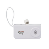Custom branded Hue Plus 5000 mAh Power Bank with Watch Charger for promotional events
