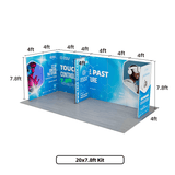 20ft Foldable SEG Display - Kit 4 — alternate angle