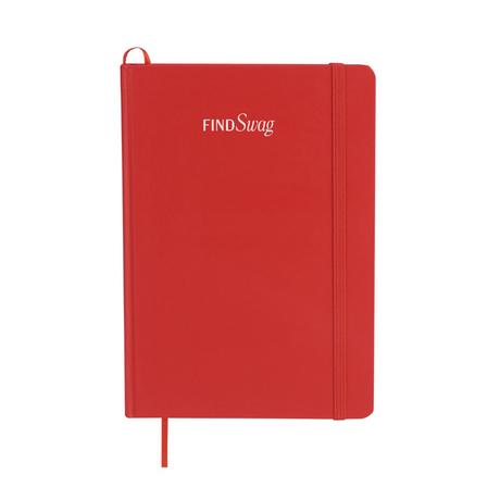 Custom branded FSC Mix Snap Elastic Closure Notebook 5" x 7" for promotional events