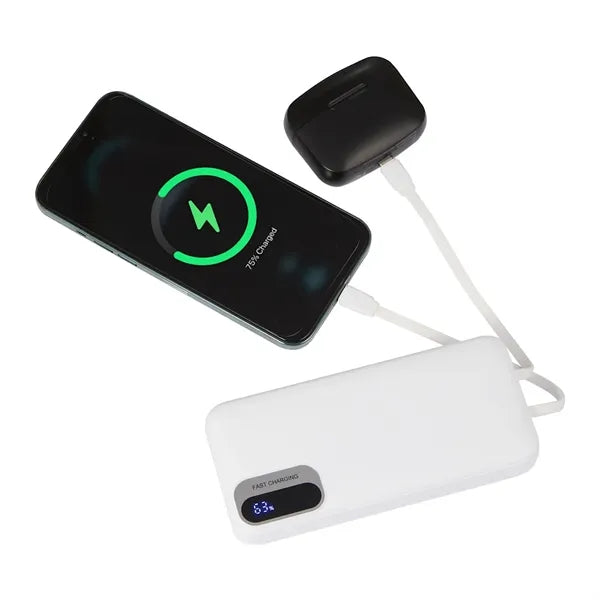 Laptop Power 20,000 mAh PD Power Bank with Cables