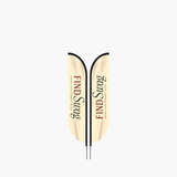 6ft double-sided feather flag mockup