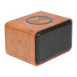 Wood Bluetooth Speaker with Wireless Charging Pad — branded bluetooth speakers product view 6