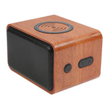 Wood Bluetooth Speaker with Wireless Charging Pad — branded bluetooth speakers product view 7