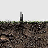 Angled flag ground stake hardware kit