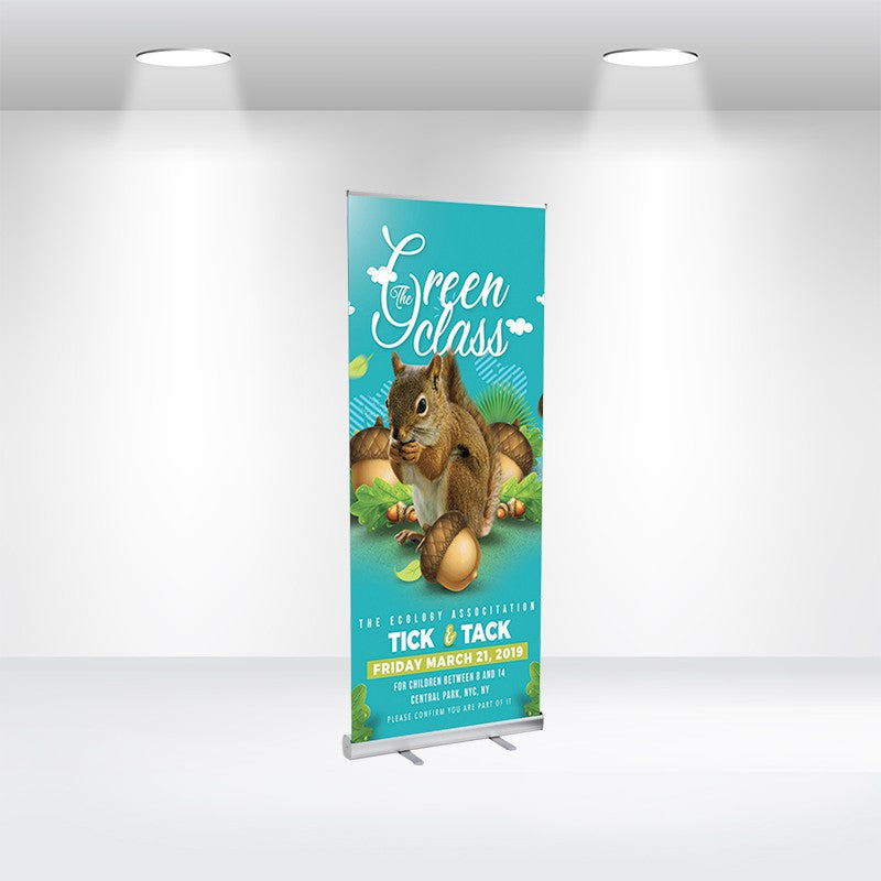 Rollup Banner - 33" x 80" Standard