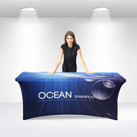 Stretch Fit Dye Sublimated Table Cover