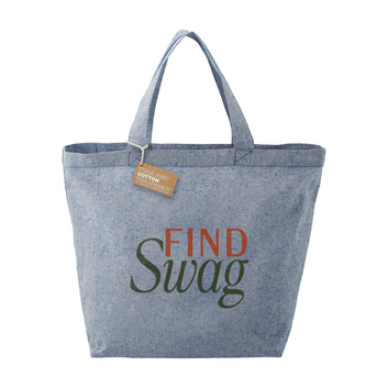 Recycled 5oz Cotton Twill Grocery Tote