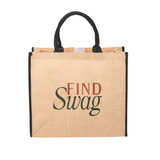 Large Jute Tote - Find Swag