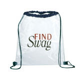 Rally Clear Drawstring Bag - Find Swag