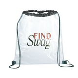 Rally Clear Drawstring Bag - Find Swag