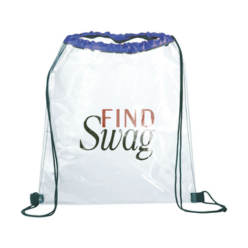 Rally Clear Drawstring Bag
