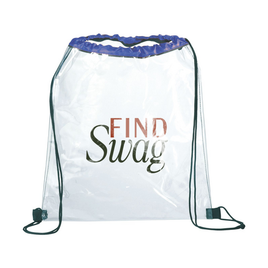 Rally Clear Drawstring Bag