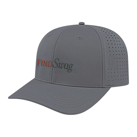 Cap America Perforated Performance Snap Back Cap - Find Swag