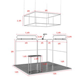 10ft Tension Fabric Display - Kit 4 — component detail 1