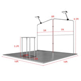 10ft Tension Fabric Display - Kit 5 — component detail 2