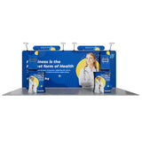 20ft Tension Fabric Display - Kit 6 — kit hero, full booth setup