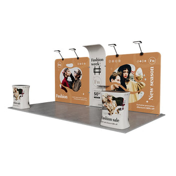 10x20ft Trade Show Booth Kit - 7