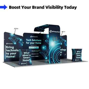10x20ft Trade Show Booth Kit - 8