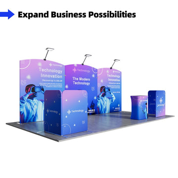 10x20ft Trade Show Booth Kit - 9