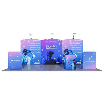 10x20ft Trade Show Booth Kit - 9