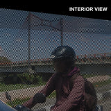 Adhesive Window Perf — close detail of perforated vinyl pattern