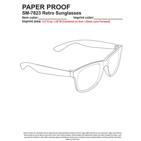 Black Retro Sunglasses