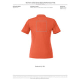 Black Women's DADE Short Sleeve Polo