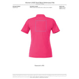 Black Women's DADE Short Sleeve Polo