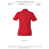 Black Women's DADE Short Sleeve Polo