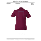 Black Women's DADE Short Sleeve Polo