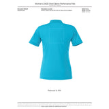 Black Women's DADE Short Sleeve Polo
