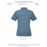 Black Women's DADE Short Sleeve Polo