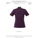 Black Women's DADE Short Sleeve Polo