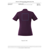 Black Women's DADE Short Sleeve Polo