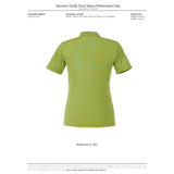 Black Women's DADE Short Sleeve Polo