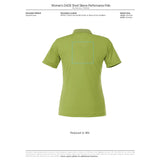 Black Women's DADE Short Sleeve Polo