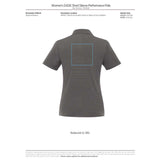 Black Women's DADE Short Sleeve Polo