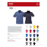 Black Women's DADE Short Sleeve Polo
