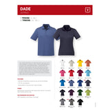 Black Women's DADE Short Sleeve Polo