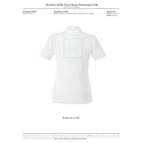 Black Women's DADE Short Sleeve Polo