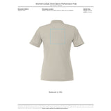Black Women's DADE Short Sleeve Polo