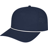 Blue Cap America Summit Perforated Cap with Rope plain
